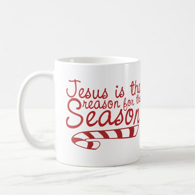 Caneca De Café Jesus é a razão da temporada (Esquerda)