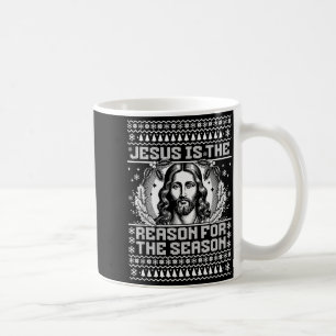 Caneca De Café Jesus É A Razão Da Temporada - Feio Christma