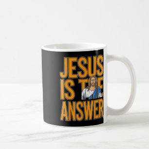 Caneca De Café Jesus É A Resposta, Verdadeiro Crente Cristão