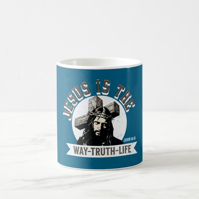 Caneca De Café Jesus É A Verdade E A Vida (Centro)
