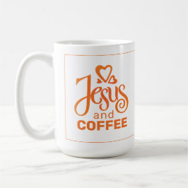 CANECA DE CAFÉ JESUS E CAFÉ MUG