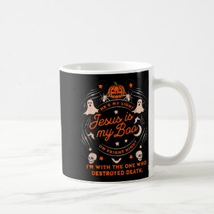Caneca De Café Jesus É Meu Boo Assustador Cristão Divertido Hallo