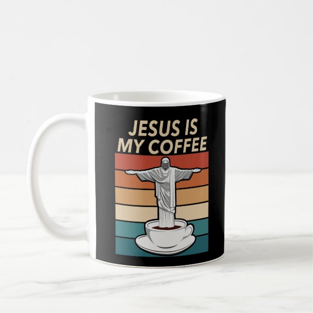 Caneca De Café Jesus É Meu Café (Esquerda)