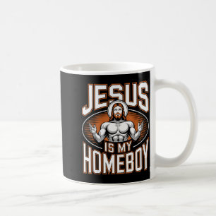 Caneca De Café Jesus É Meu Parceiro Religioso Academia Fé Cristã