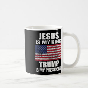 Caneca De Café Jesus É Meu Rei Trump É Meu Presidente
