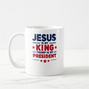 Caneca De Café Jesus É Meu Rei Trump É Meu Presidente