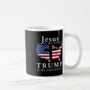 Caneca De Café Jesus É Meu Salvador Trump É Meu Presidente
