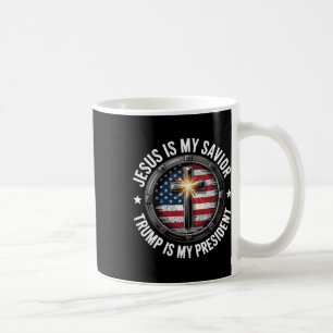 Caneca De Café Jesus É Meu Salvador Trump Meu Presidente Co Crist