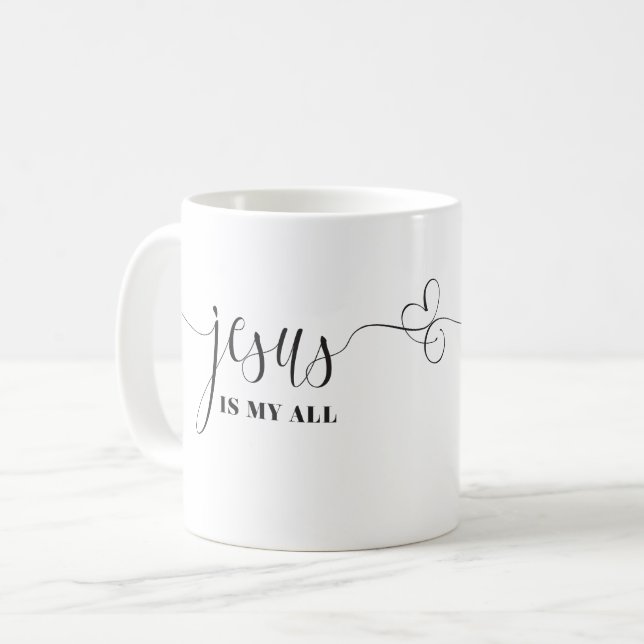 Caneca De Café Jesus É Minha Mug Clássica, 11 Oz (Frente Esquerda)