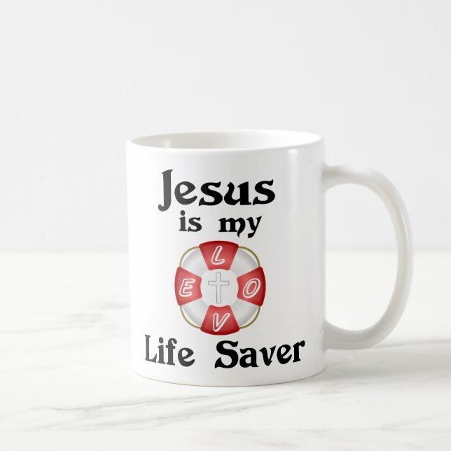Caneca De Café Jesus é minha poupança de vida (Direita)