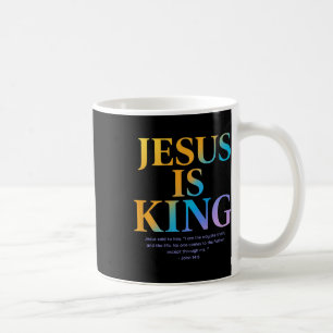 Caneca De Café Jesus é o rei Jesus João 14_6 Costume Christian (o