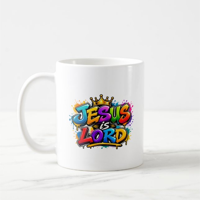 Caneca De Café Jesus é Senhor (Esquerda)