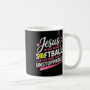 Caneca De Café Jesus em seu coração e Softll em sua mão Softll G