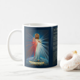 Caneca De Café Jesus, Eu Confio em Ti, Coroa da Divina Misericórd