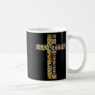 Caneca De Café Jesus Eu Posso Fazer Todas as Coisas Através de Cr