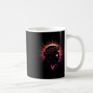 Caneca De Café Jesus Faith cruza a Bíblia religiosa cristã verso