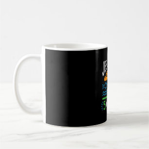 Caneca De Café Jesus matemática 2 peixes 5 pães alimenta os 5000 