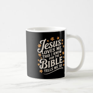 Caneca De Café Jesus Me Ama Isso Que Eu Sei Para A Bíblia - Verda
