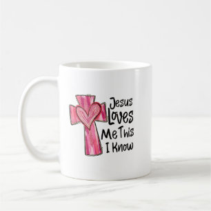 Caneca De Café Jesus me ama isso você sabe