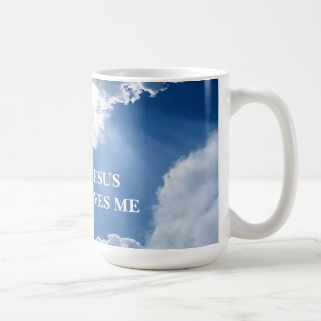 Caneca De Café Jesus Me Ama Mug (Direita)