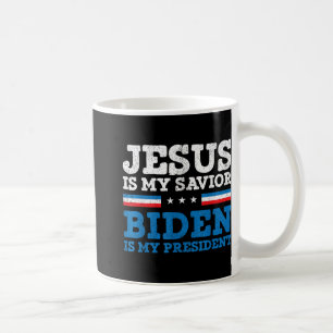 Caneca De Café Jesus Meu Salvador Joe Biden Meu Presidente 2020 E