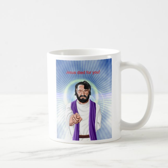 Caneca De Café Jesus morreu para você (Direita)