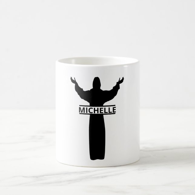 Caneca De Café Jesus Mug Personalizado (Centro)