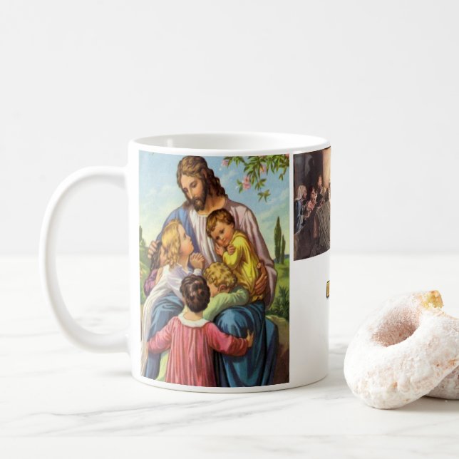 Caneca De Café Jesus Mugs (Com Donut)