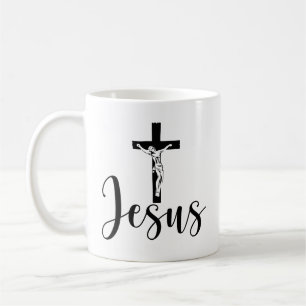 Caneca De Café Jesus Na Cruz
