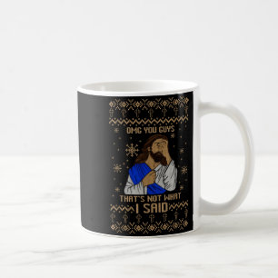 Caneca De Café Jesus Natal Feio Omg Pessoal Isso Não É O Que