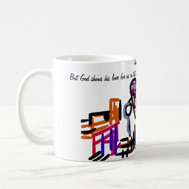 Caneca De Café Jesus nos ama (Esquerda)