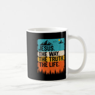 Caneca De Café Jesus O Caminho Verdade Vida Mulheres Homens Crian