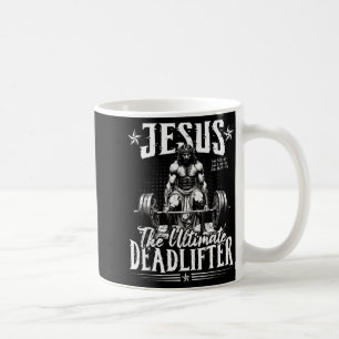Caneca De Café Jesus O Levantador de Peso Definitivo Jesus Levant