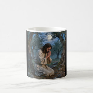 Caneca De Café Jesus orando