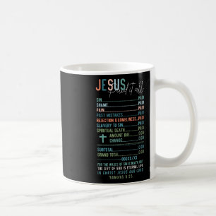 Caneca De Café Jesus Pagou Tudo Recebendo Católico Romano Católic