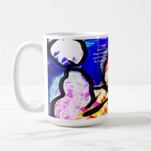 Caneca De Café Jesus planeje alegria (Esquerda)