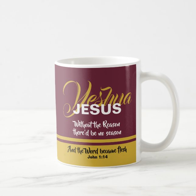 Caneca De Café JESUS RAASON SEASON Christmas (Direita)