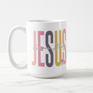 Caneca De Café Jesus salva sempre