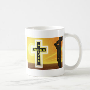 Caneca De Café Jesus salvar o picyure da crucificação