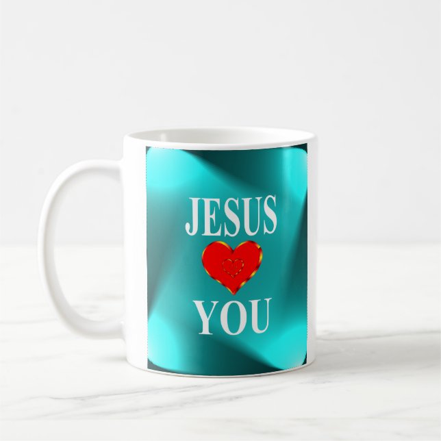 Caneca De Café Jesus te ama (Esquerda)