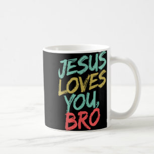 Caneca De Café Jesus Te Ama Bro Crianças Cristãs Engraçadas