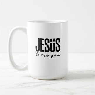 CANECA DE CAFÉ JESUS TE AMA | CRISTÃO