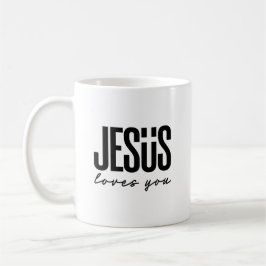 CANECA DE CAFÉ JESUS TE AMA | CRISTÃO