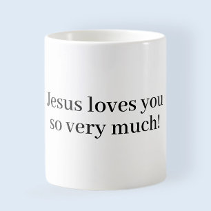 Caneca De Café Jesus te ama muito!