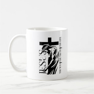 Caneca De Café Jesus The Way Truth Life John 14 6 Bíblia Cristã