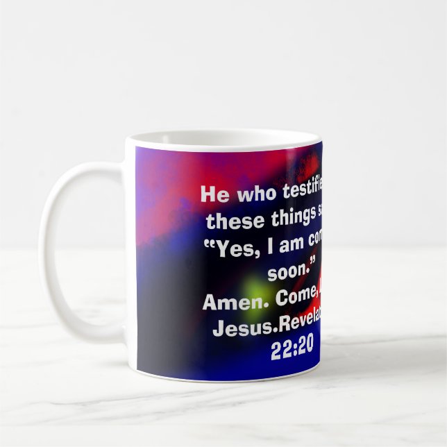 Caneca De Café Jesus vindo (Esquerda)