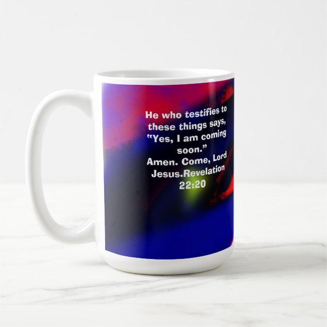 Caneca De Café Jesus vindo (Esquerda)