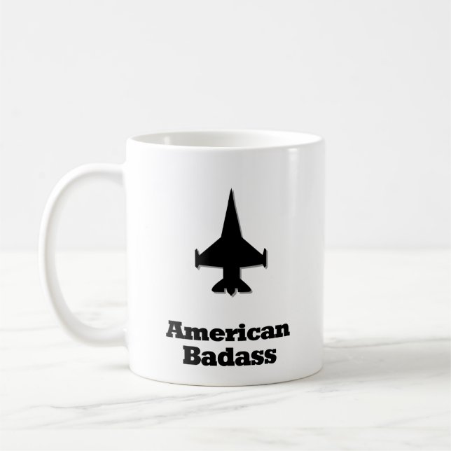 Caneca De Café Jet American Badass (Esquerda)