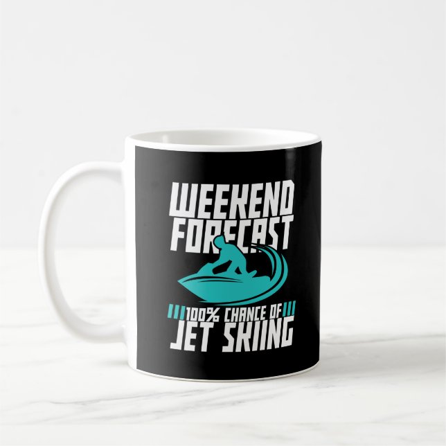 Caneca De Café Jet Ski Engraçado Presente (Esquerda)