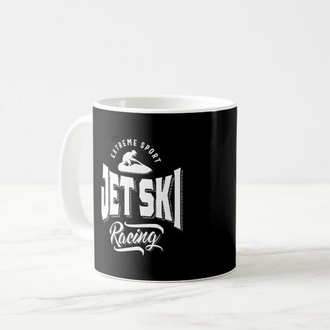 Caneca De Café Jet Ski Rider Watersport (Frente Esquerda)
